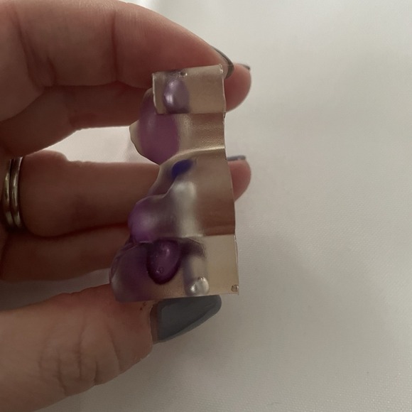 2 Chill Pill Resin Art Purple Sculpture Mini  Bears Unique - Picture 7 of 8